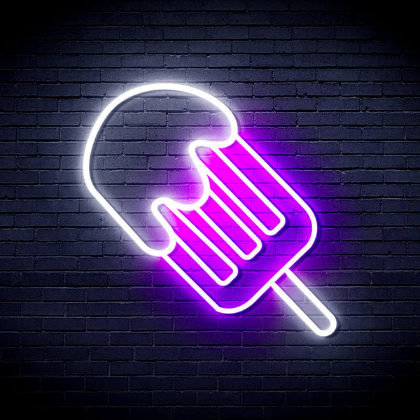 advpro-ice-cream-popsicle-ultra-bright-led-neon-sign-fnu0408 - White & Purple