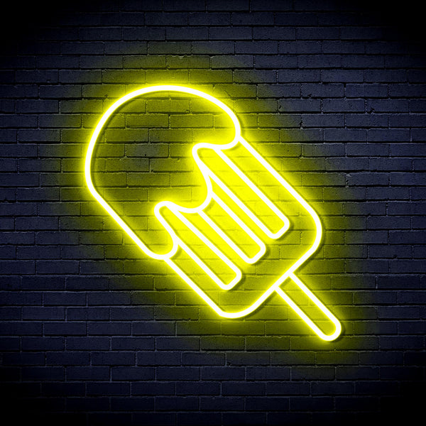advpro-ice-cream-popsicle-ultra-bright-led-neon-sign-fnu0408 - Yellow