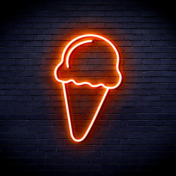 advpro-ice-cream-ultra-bright-led-neon-sign-fnu0409 - Orange