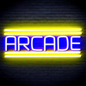 advpro-arcade-ultra-bright-led-neon-sign-fnu0412 - Blue & Yellow