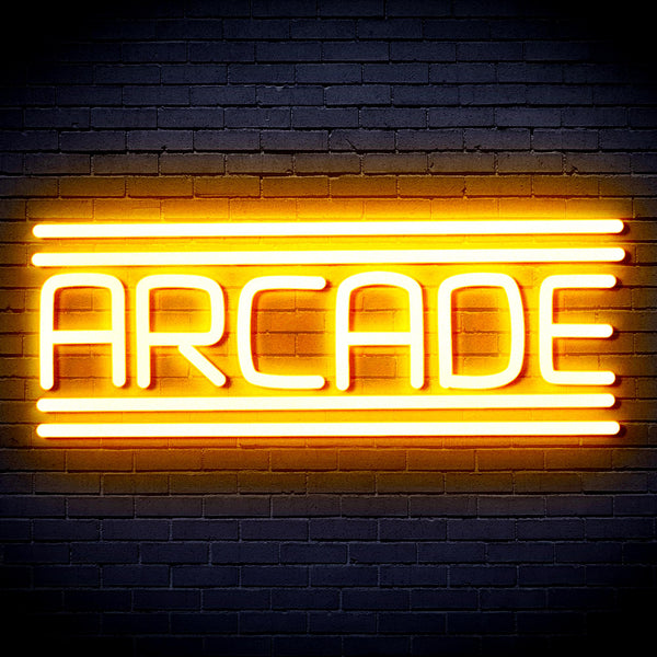 advpro-arcade-ultra-bright-led-neon-sign-fnu0412 - Golden Yellow