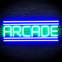 advpro-arcade-ultra-bright-led-neon-sign-fnu0412 - Green & Blue