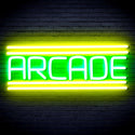 advpro-arcade-ultra-bright-led-neon-sign-fnu0412 - Green & Yellow