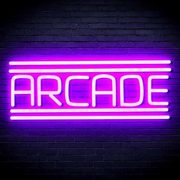 advpro-arcade-ultra-bright-led-neon-sign-fnu0412 - Purple