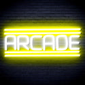 advpro-arcade-ultra-bright-led-neon-sign-fnu0412 - White & Yellow