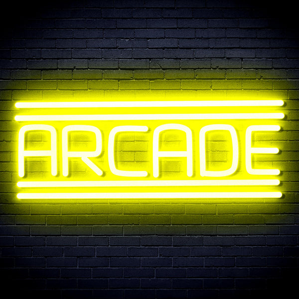 advpro-arcade-ultra-bright-led-neon-sign-fnu0412 - Yellow