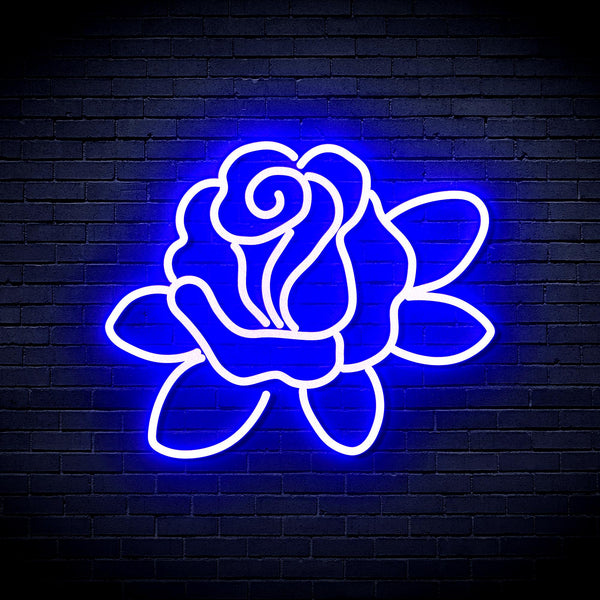 advpro-rose-ultra-bright-led-neon-sign-fnu0413 - Blue