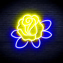 advpro-rose-ultra-bright-led-neon-sign-fnu0413 - Blue & Yellow