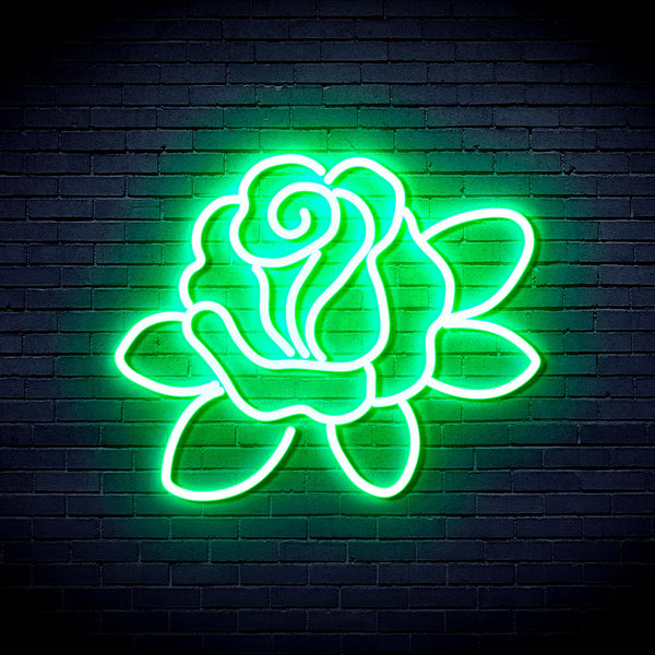 advpro-rose-ultra-bright-led-neon-sign-fnu0413 - Green