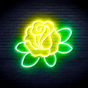 advpro-rose-ultra-bright-led-neon-sign-fnu0413 - Green & Yellow