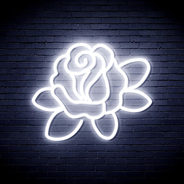 advpro-rose-ultra-bright-led-neon-sign-fnu0413 - White