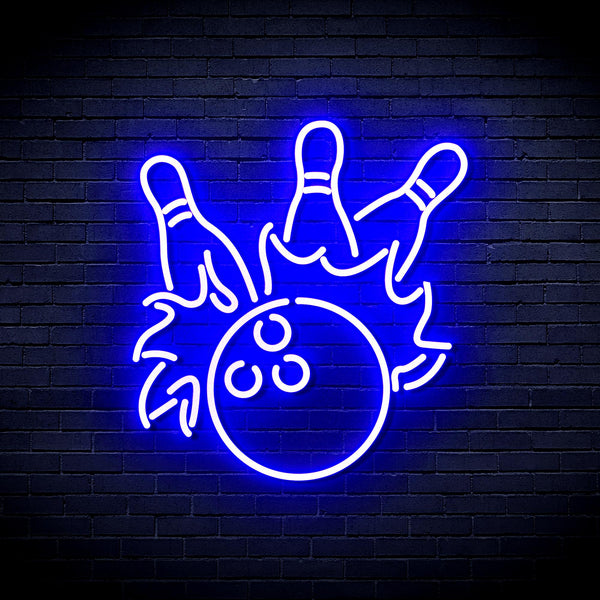 advpro-bowling-ultra-bright-led-neon-sign-fnu0416 - Blue