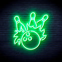advpro-bowling-ultra-bright-led-neon-sign-fnu0416 - Green