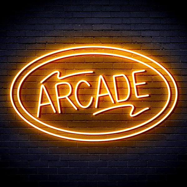 advpro-arcade-ultra-bright-led-neon-sign-fnu0418 - Golden Yellow