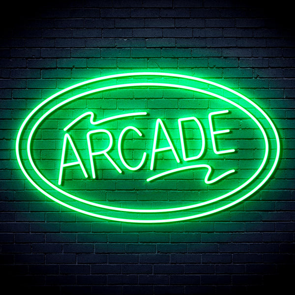 advpro-arcade-ultra-bright-led-neon-sign-fnu0418 - Green