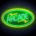 advpro-arcade-ultra-bright-led-neon-sign-fnu0418 - Green & Yellow