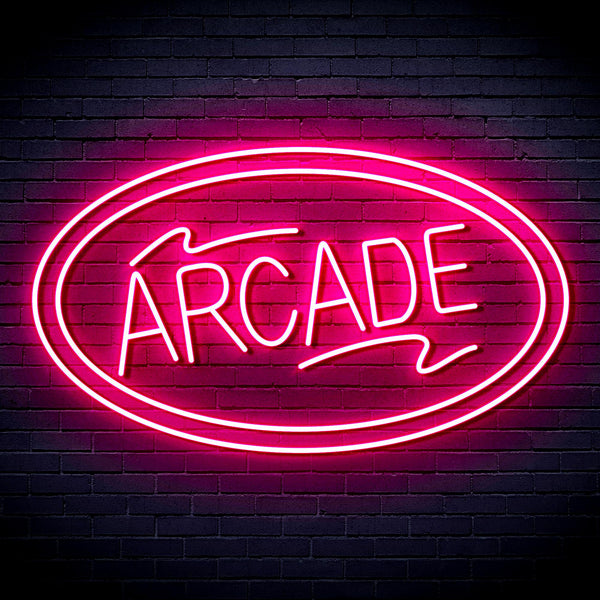 advpro-arcade-ultra-bright-led-neon-sign-fnu0418 - Pink