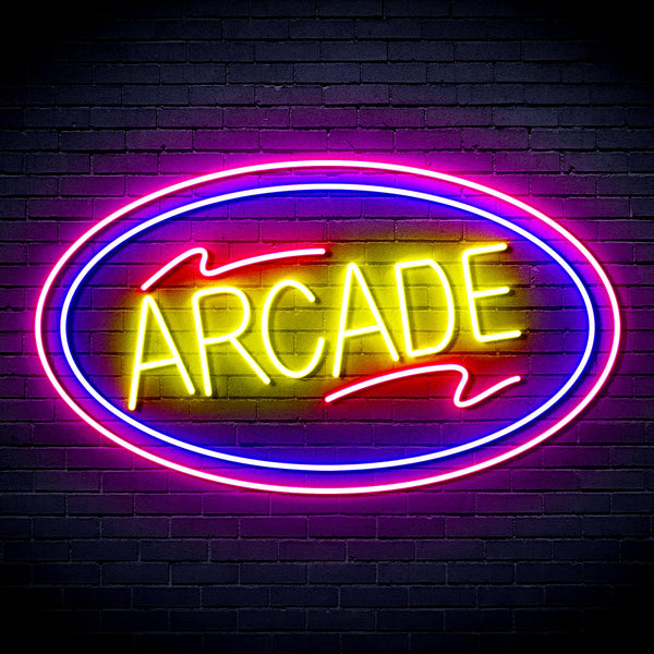 advpro-arcade-ultra-bright-led-neon-sign-fnu0418 - Multi-Color 2