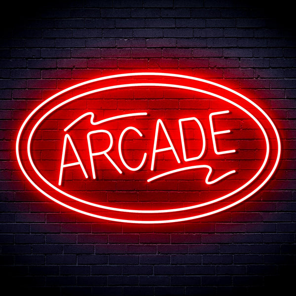 advpro-arcade-ultra-bright-led-neon-sign-fnu0418 - Red