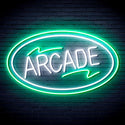 advpro-arcade-ultra-bright-led-neon-sign-fnu0418 - White & Green