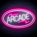advpro-arcade-ultra-bright-led-neon-sign-fnu0418 - White & Pink