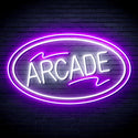 advpro-arcade-ultra-bright-led-neon-sign-fnu0418 - White & Purple