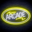 advpro-arcade-ultra-bright-led-neon-sign-fnu0418 - White & Yellow