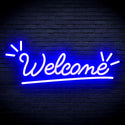 advpro-welcome-ultra-bright-led-neon-sign-fnu0419 - Blue