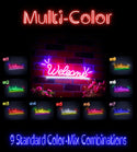 advpro-welcome-ultra-bright-led-neon-sign-fnu0419 - Multi-Color
