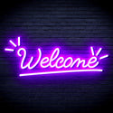 advpro-welcome-ultra-bright-led-neon-sign-fnu0419 - Purple