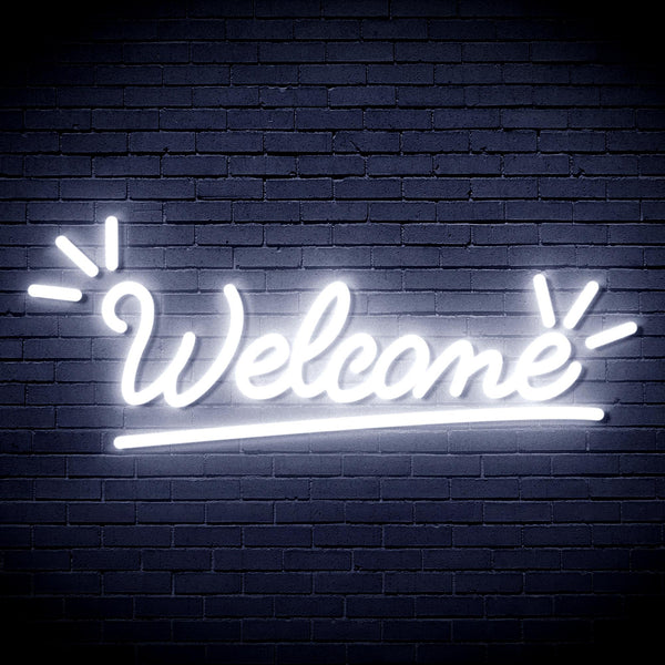 advpro-welcome-ultra-bright-led-neon-sign-fnu0419 - White