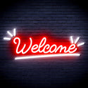 advpro-welcome-ultra-bright-led-neon-sign-fnu0419 - White & Red