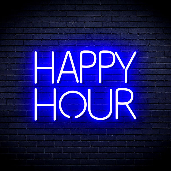 advpro-happy-hour-ultra-bright-led-neon-sign-fnu0420 - Blue