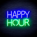 advpro-happy-hour-ultra-bright-led-neon-sign-fnu0420 - Green & Blue
