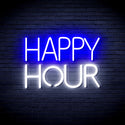 advpro-happy-hour-ultra-bright-led-neon-sign-fnu0420 - White & Blue