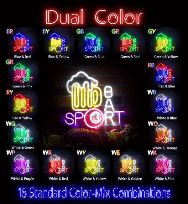 advpro-sport-bar-with-beer-mug-ultra-bright-led-neon-sign-fnu0422 - Dual-Color
