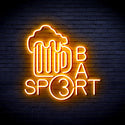 advpro-sport-bar-with-beer-mug-ultra-bright-led-neon-sign-fnu0422 - Golden Yellow