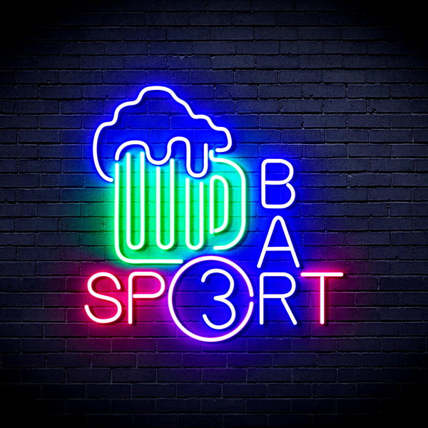 advpro-sport-bar-with-beer-mug-ultra-bright-led-neon-sign-fnu0422 - Multi-Color 2
