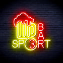 advpro-sport-bar-with-beer-mug-ultra-bright-led-neon-sign-fnu0422 - Red & Yellow