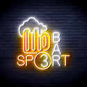 advpro-sport-bar-with-beer-mug-ultra-bright-led-neon-sign-fnu0422 - White & Golden Yellow