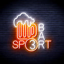 advpro-sport-bar-with-beer-mug-ultra-bright-led-neon-sign-fnu0422 - White & Orange