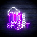 advpro-sport-bar-with-beer-mug-ultra-bright-led-neon-sign-fnu0422 - White & Purple