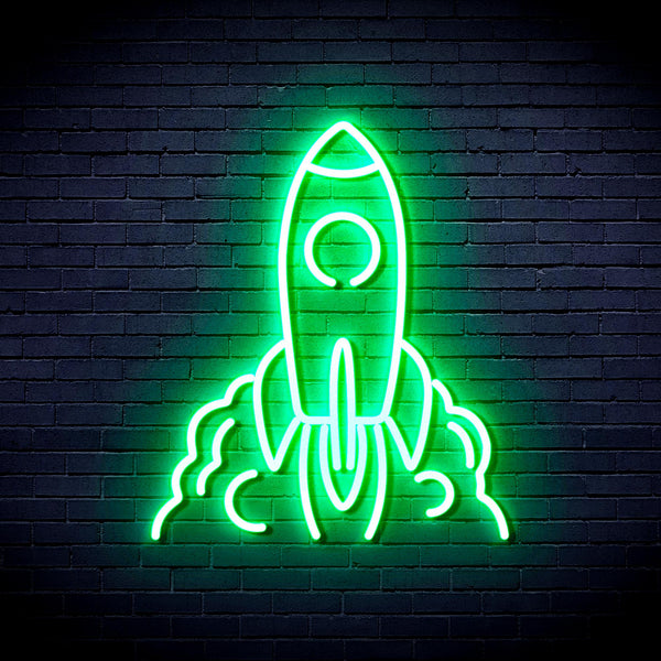 advpro-rocket-ultra-bright-led-neon-sign-fnu0423 - Green