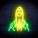 advpro-rocket-ultra-bright-led-neon-sign-fnu0423 - Green & Yellow