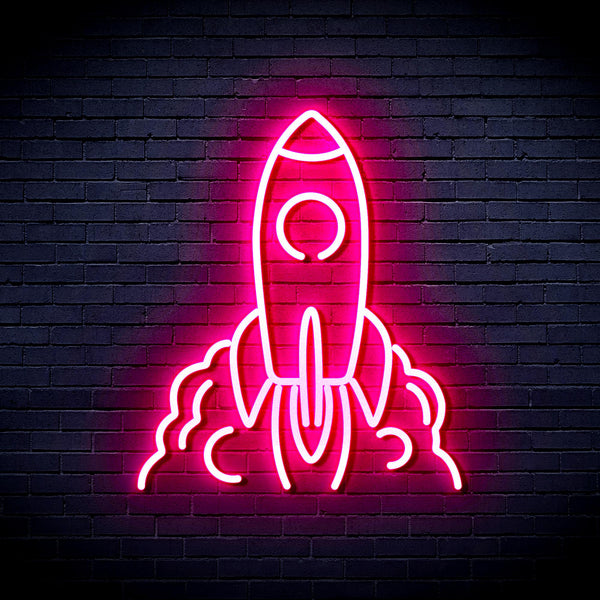 advpro-rocket-ultra-bright-led-neon-sign-fnu0423 - Pink