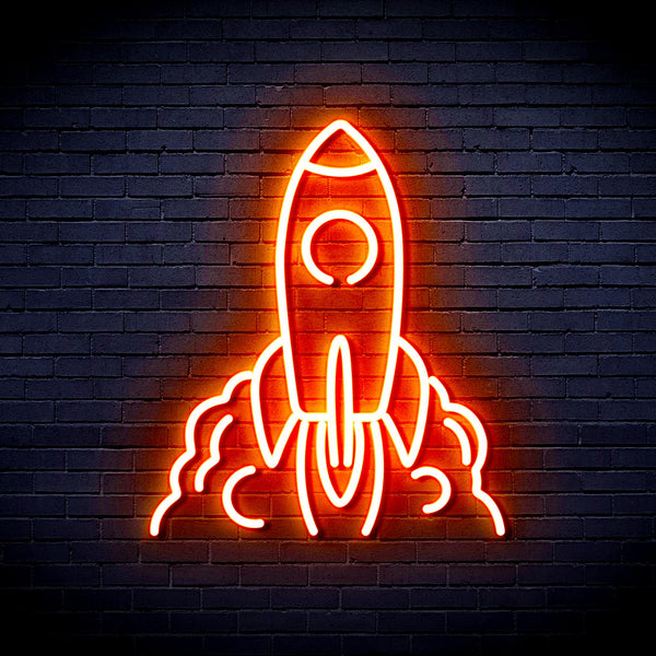 advpro-rocket-ultra-bright-led-neon-sign-fnu0423 - Orange