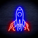 advpro-rocket-ultra-bright-led-neon-sign-fnu0423 - Red & Blue
