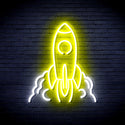 advpro-rocket-ultra-bright-led-neon-sign-fnu0423 - White & Yellow