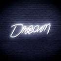 advpro-the-dream-is-real-ultra-bright-led-neon-sign-fnu0425 - White