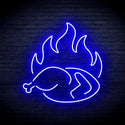 advpro-chicken-shop-restaurant-with-flame-ultra-bright-led-neon-sign-fnu0426 - Blue